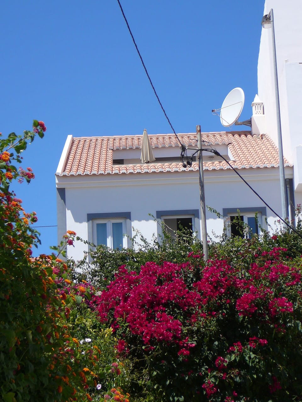 View of the apartment from Burgau beach street