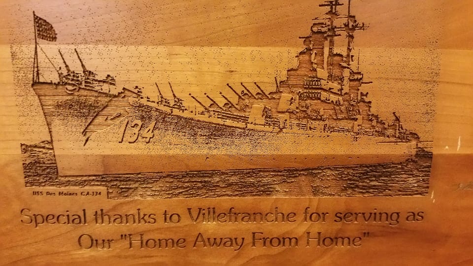 Souvenir of the US 6th fleet when in Villefranche