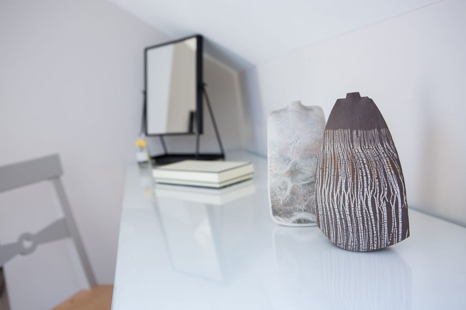 Dressing table in upstairs bedroom.