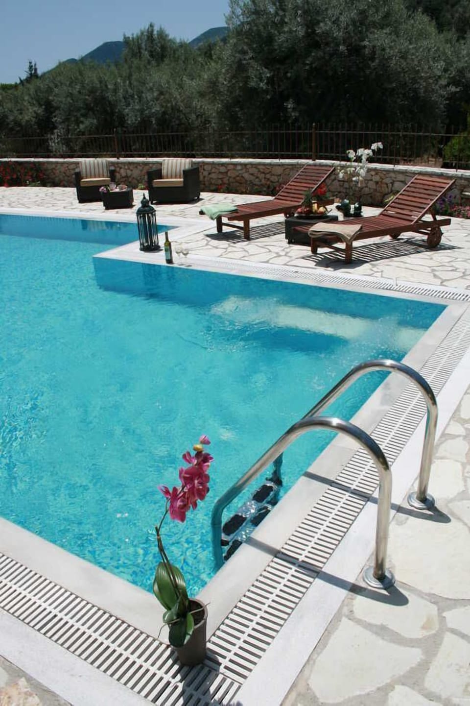 Large swimming pool of Villa Niriides