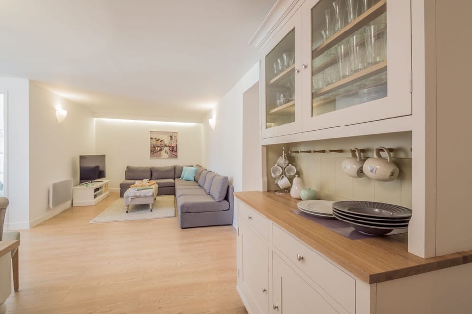 Open plan living area