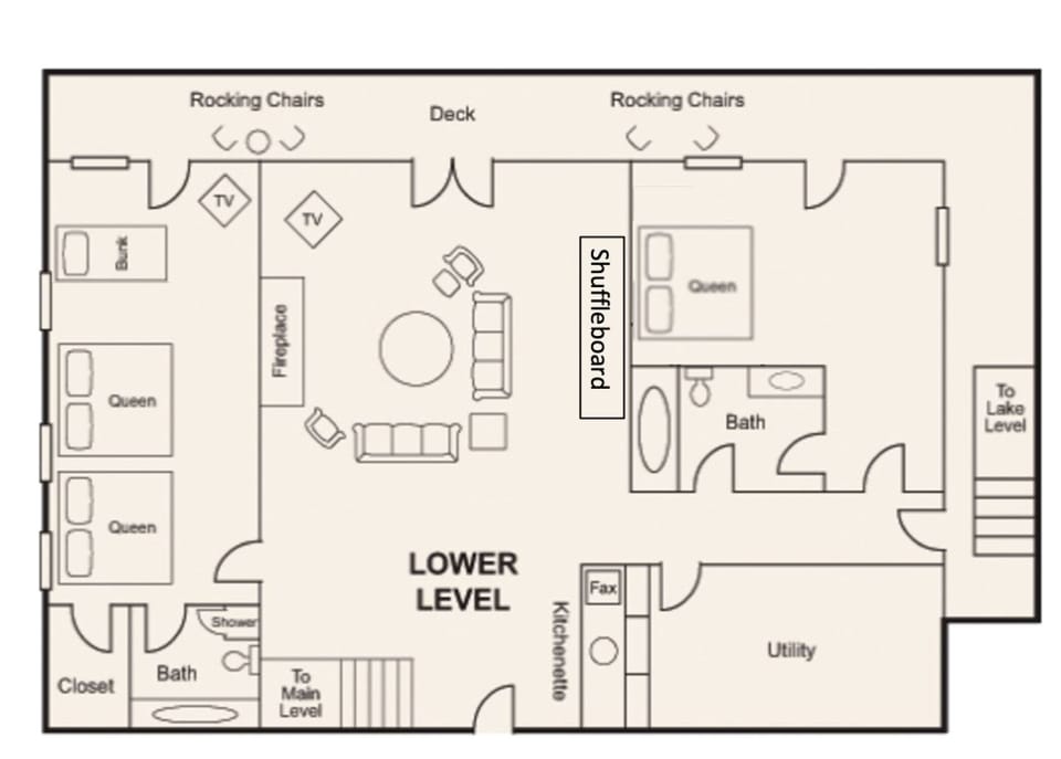 Lower level plan