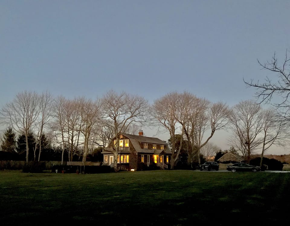 Main house and front yard.