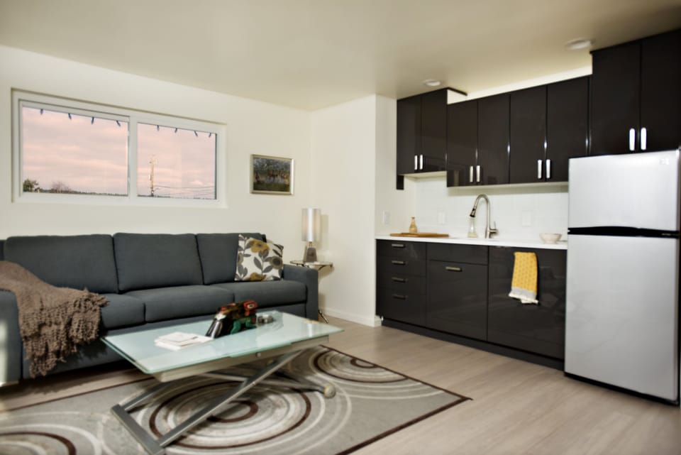 Family Room that converts to 4th Bedroom with Large Pull-Out Sofa and Snack Bar 
