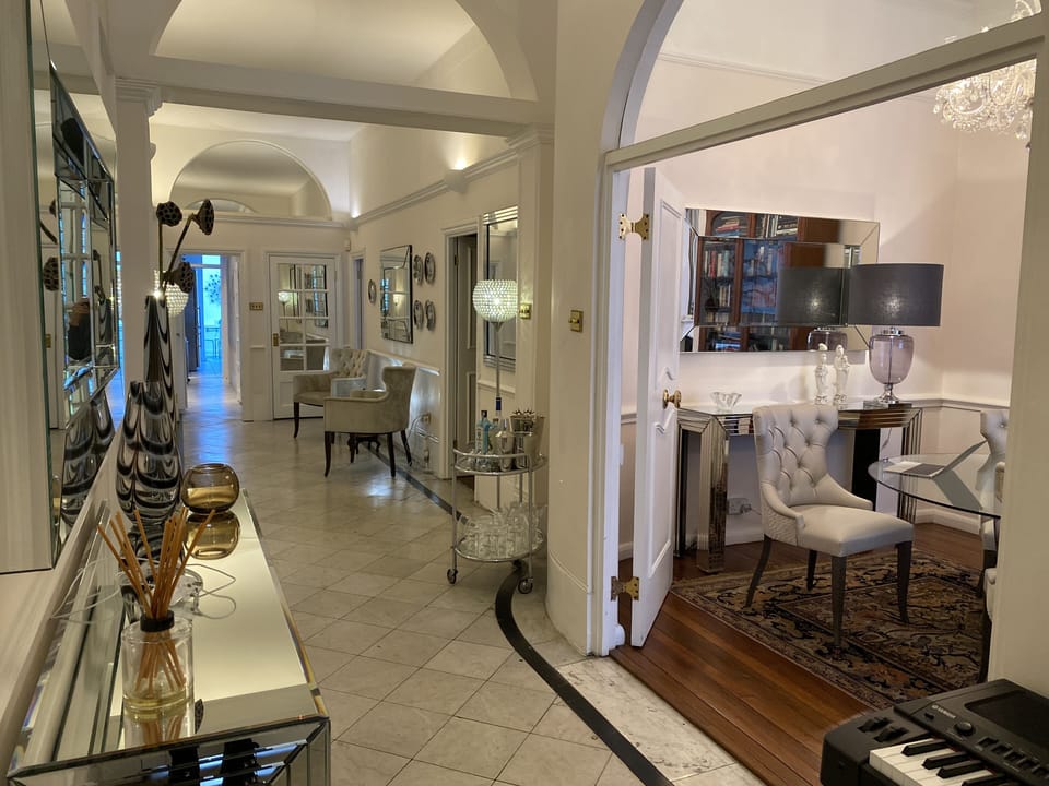 View as you enter from the private entrance hall. 