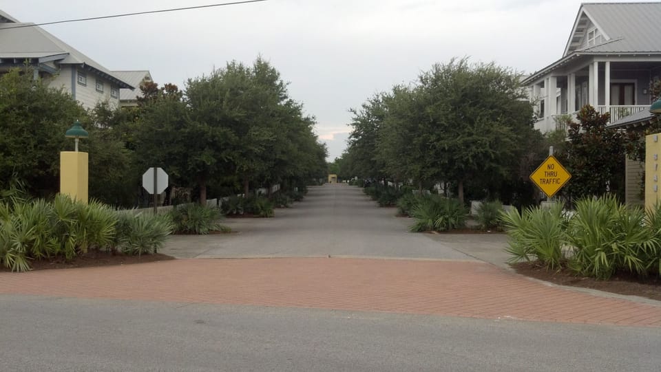Our home is located on a quiet street, gated on one end with no thru traffic.  