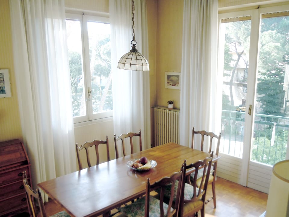 Dining Room with Balcony