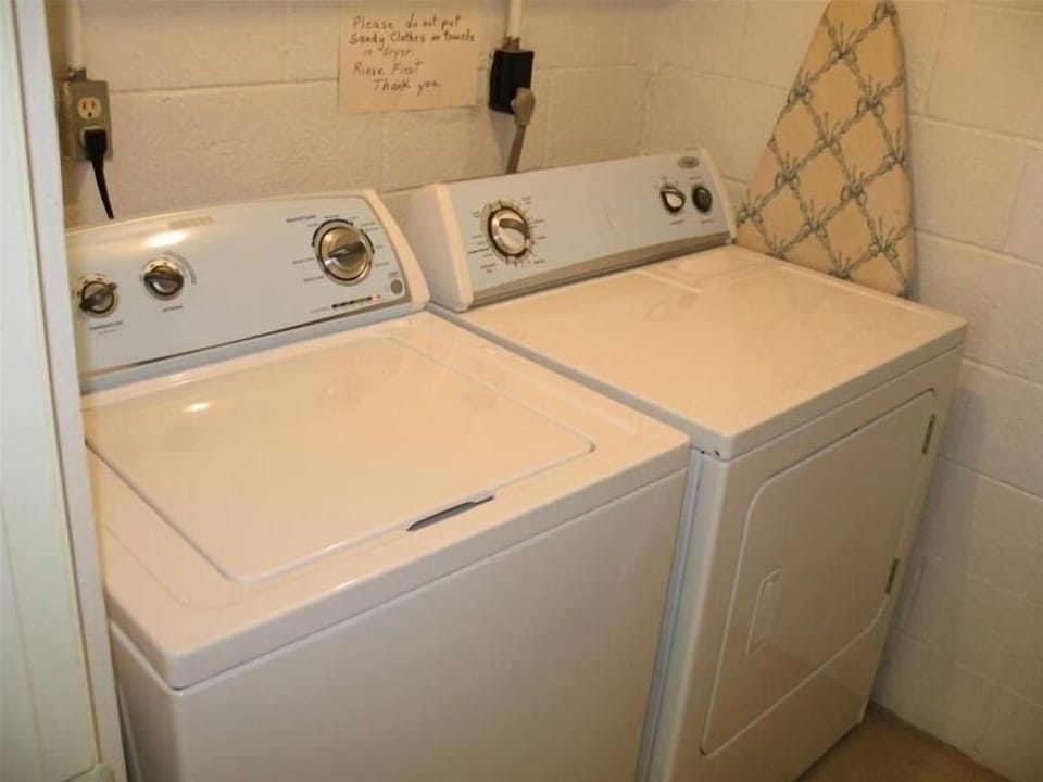 Washer and dryer