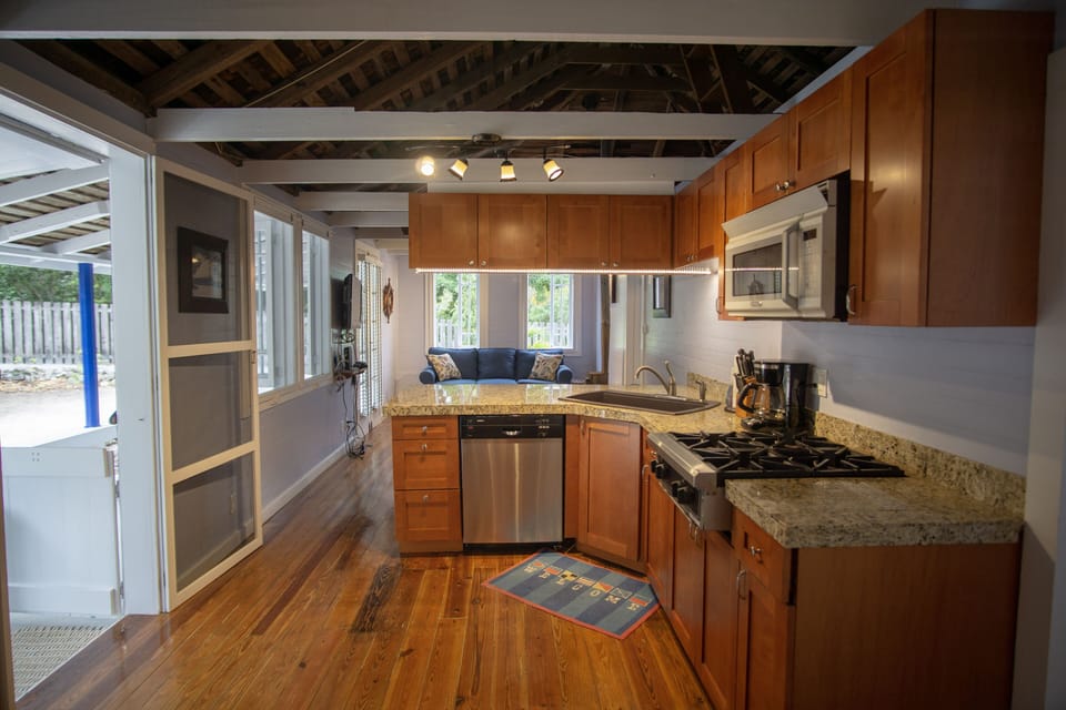 open concept to the living area