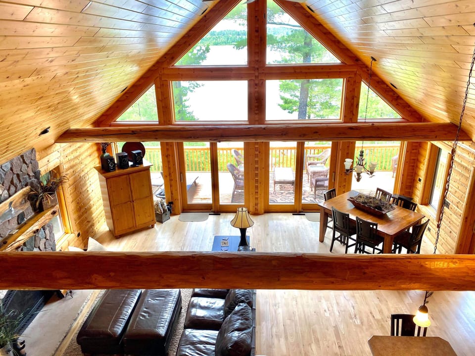 Looking out from the loft!! Breathtaking!!!