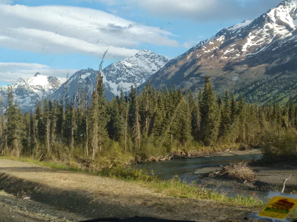 Eagle River on the drive out.