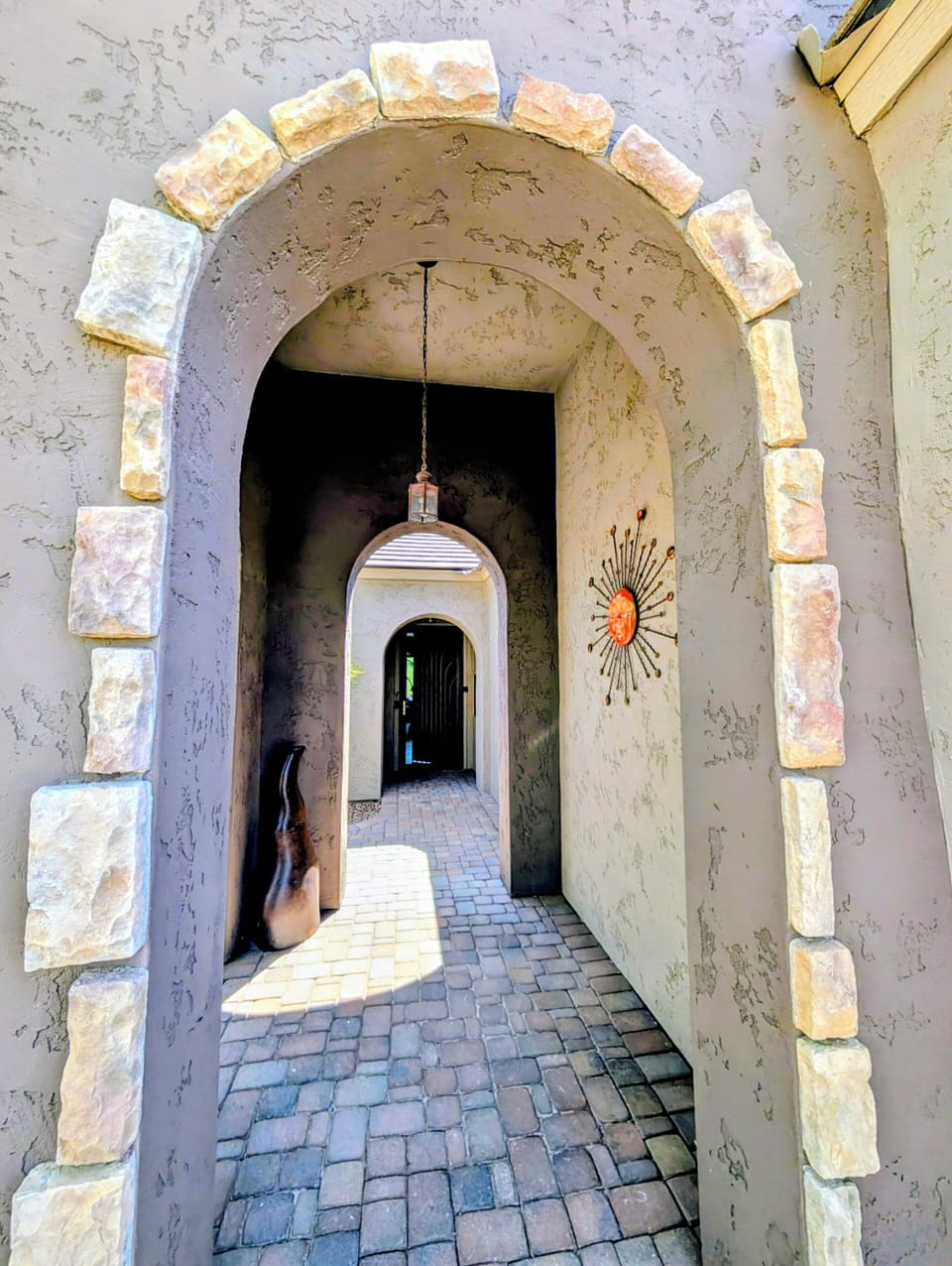 Welcoming front entry