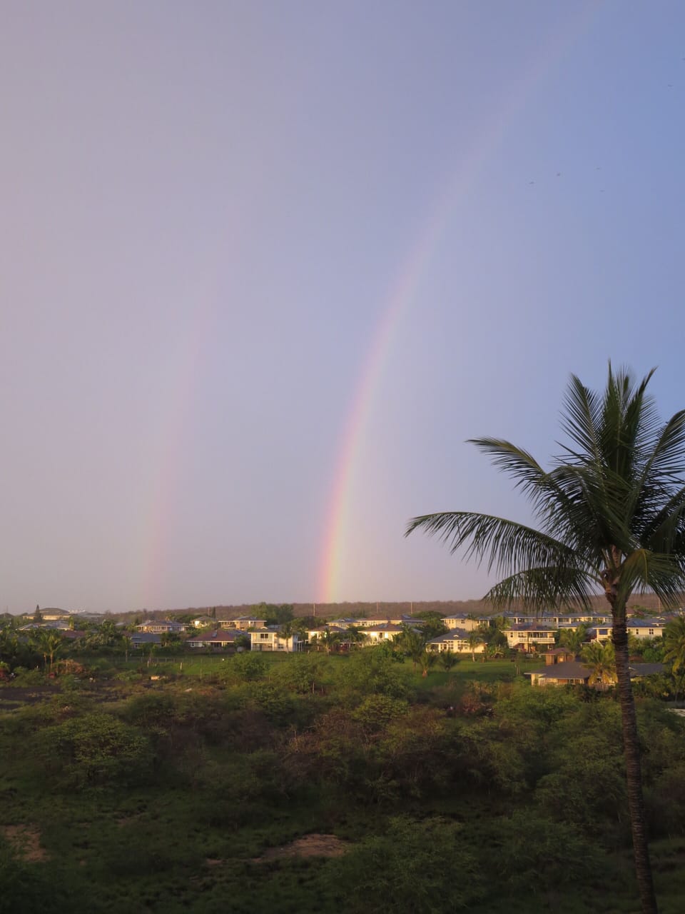 It rarely rains but when it does ...