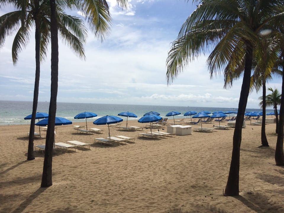 Beach one block away!