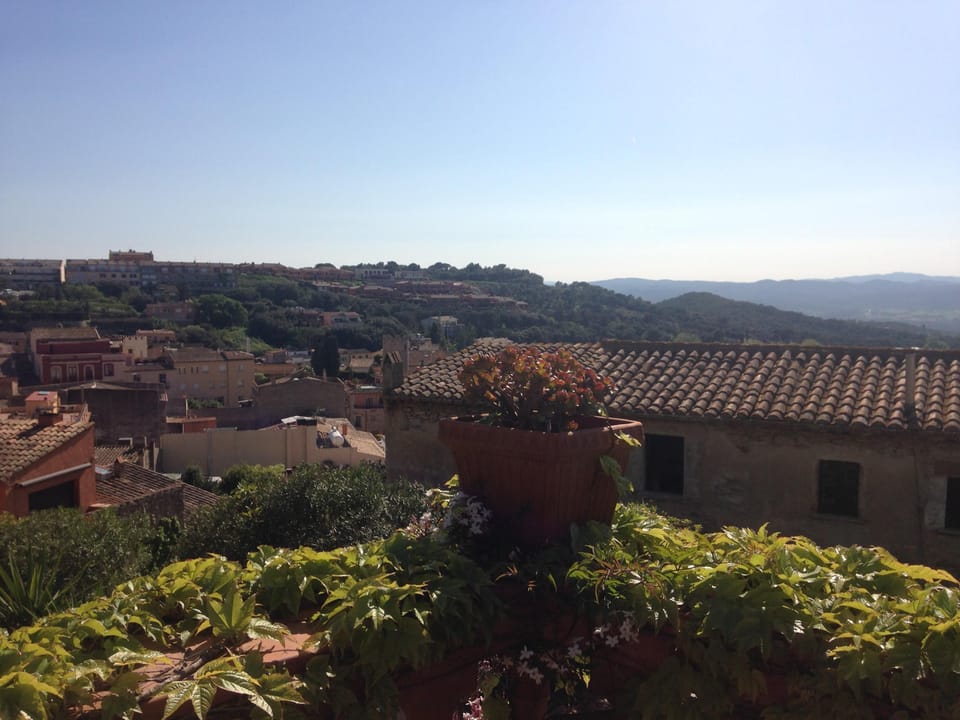 View from the terrace of the house