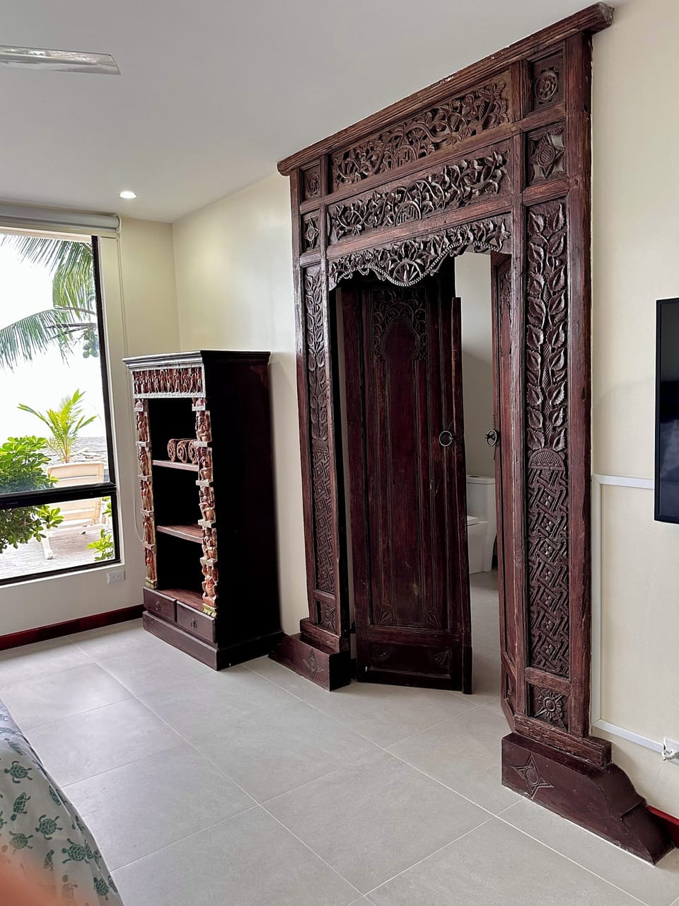 Exquisite, imported woodwork.