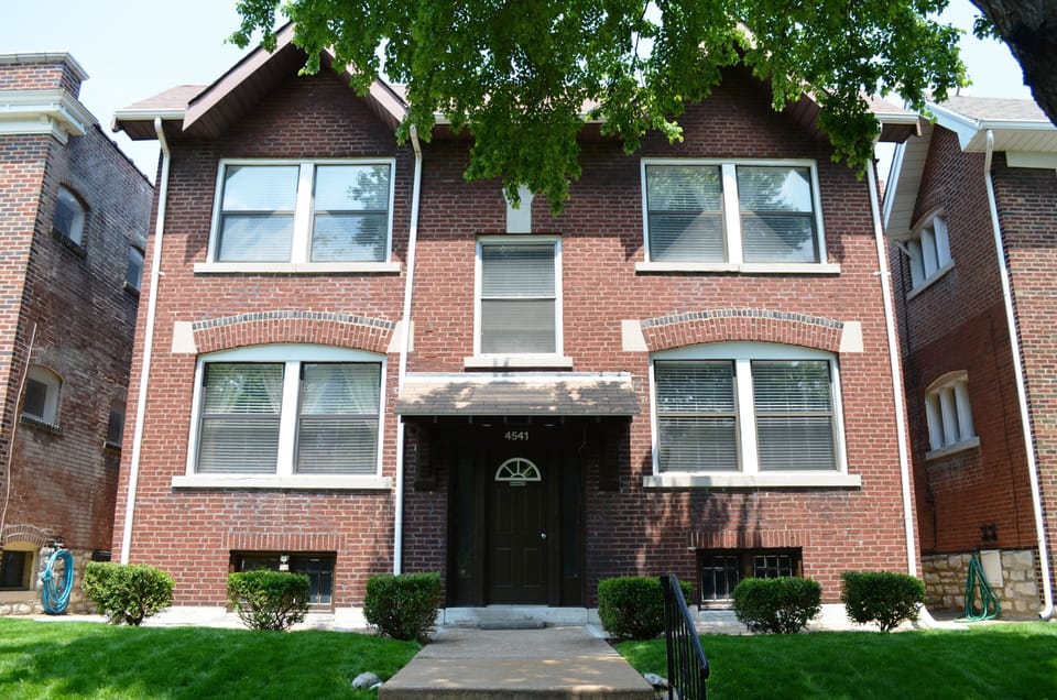 Front Of The Apartment Building
