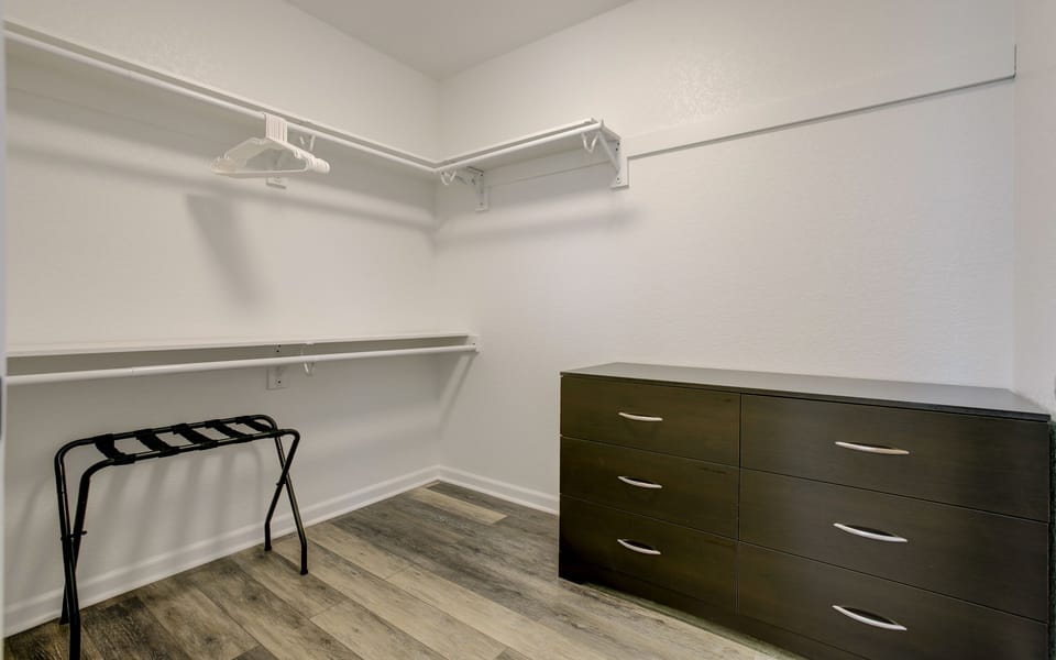 Upstairs Master walk in closet