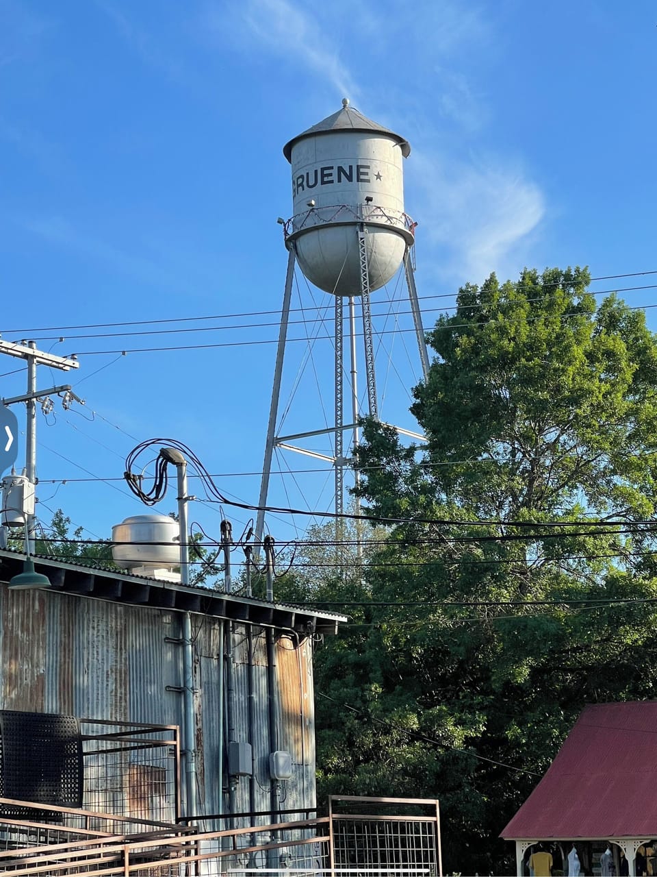Gruene 3 miles away