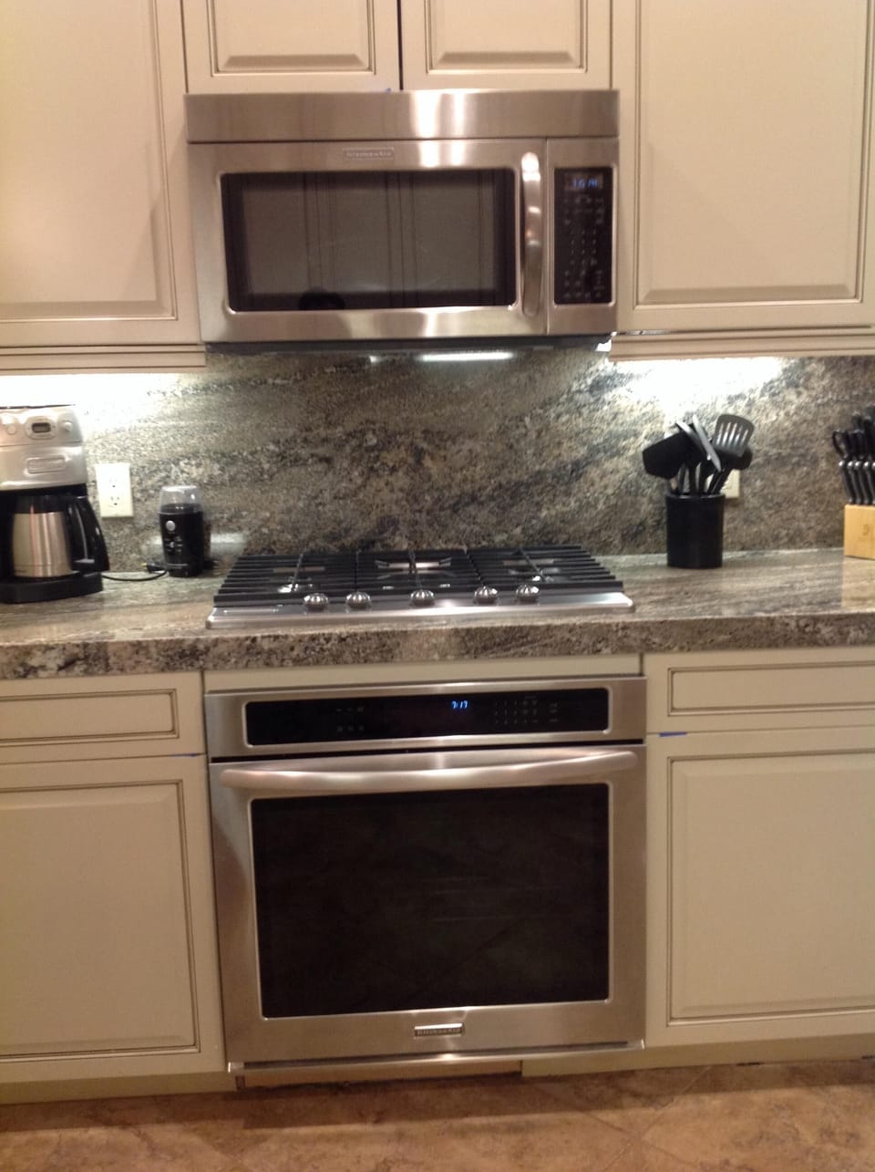 Kitchen Aide microwave, stove, oven, brand new!!