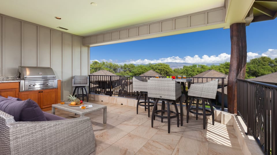 Grill up some steaks or burgers, enjoy meals on the covered lanai