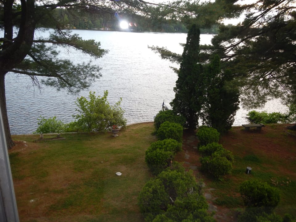 Lake view from the second floor porch.