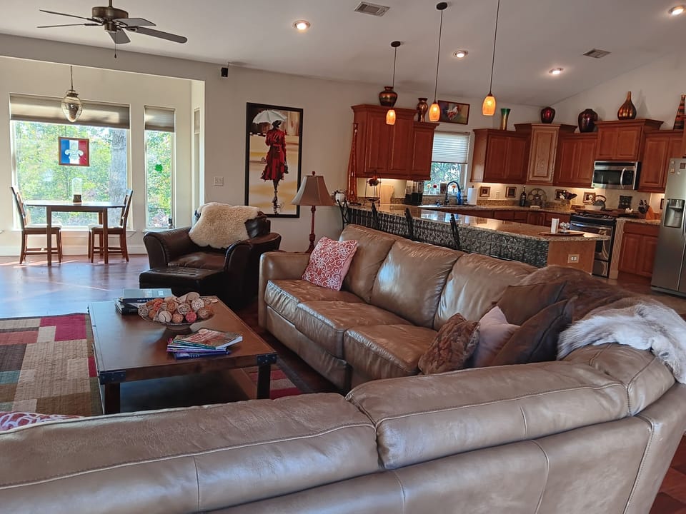 Open floor plan.