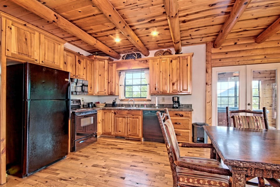Large open kitchen.