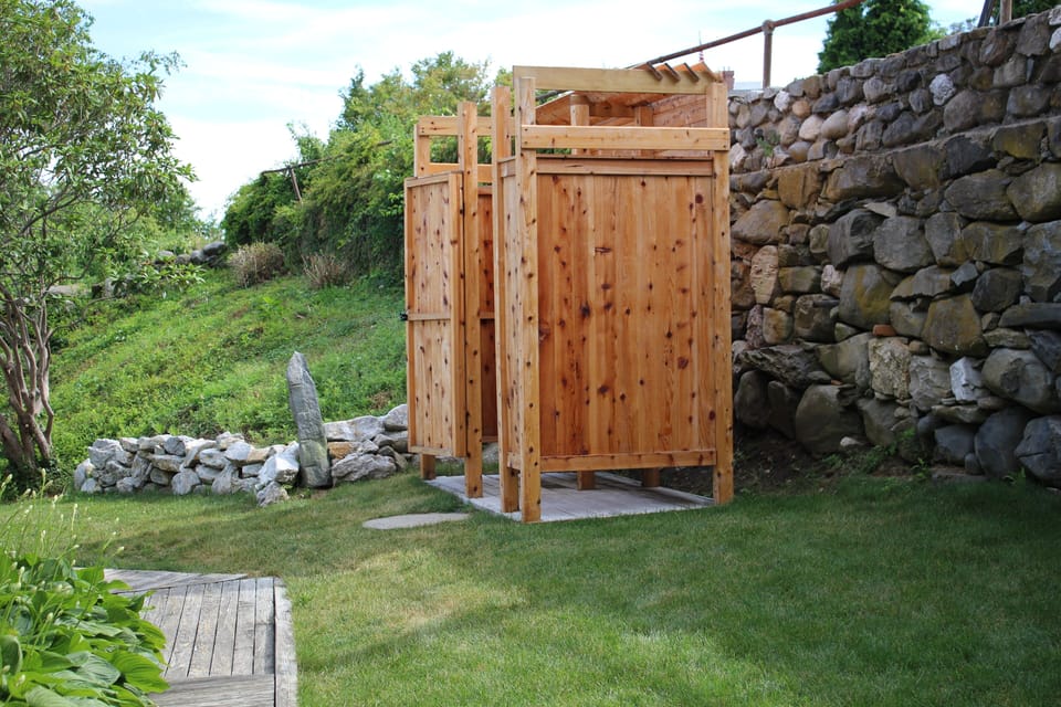 Amazing Outdoor Shower!