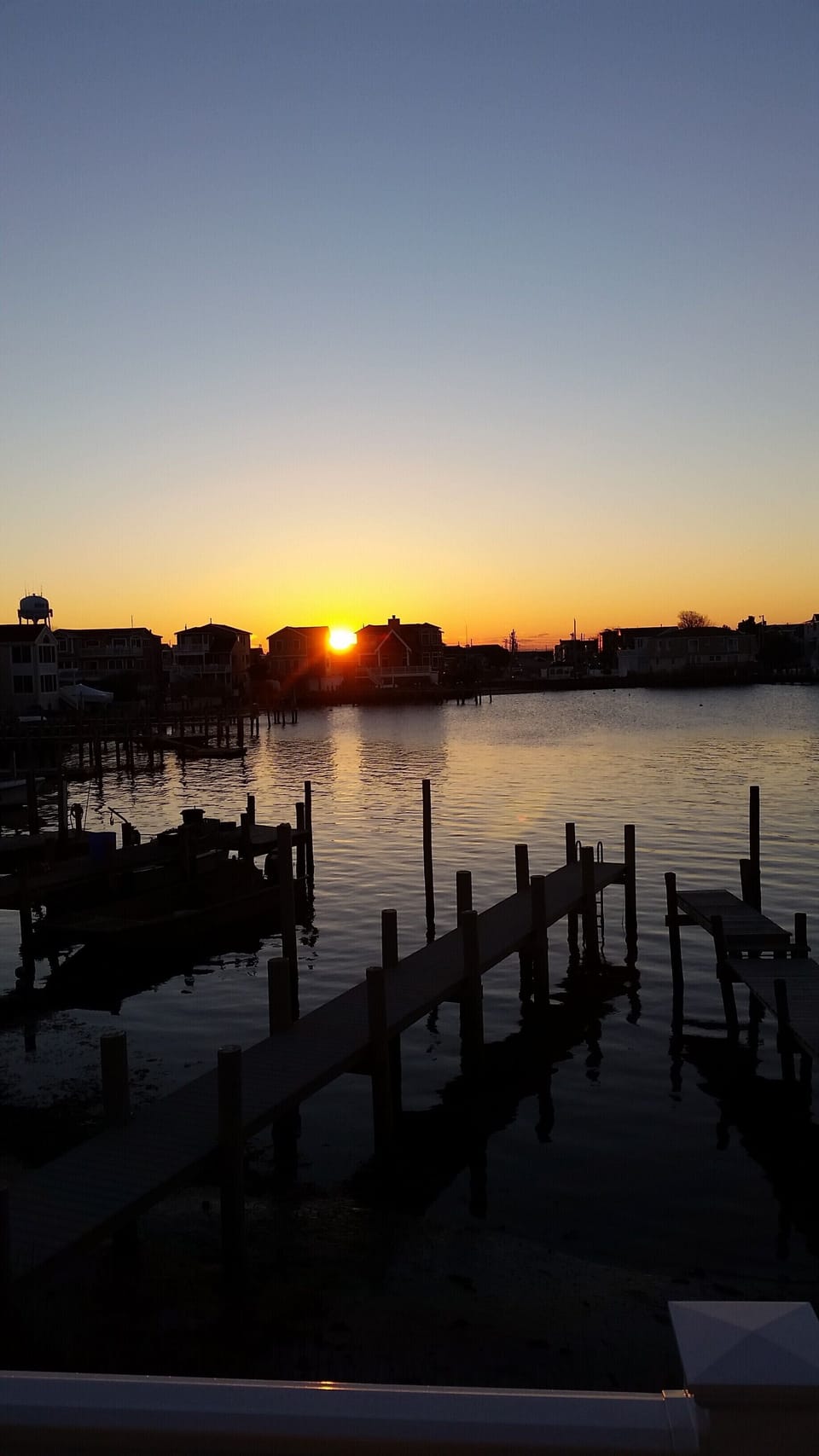 Sunrise from our deck.  What a way to wake up in the morning!