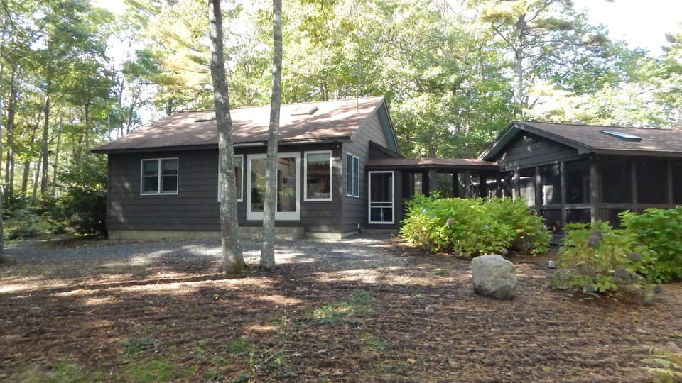 View of the Little Dipper on the left and the screened porch on the right.