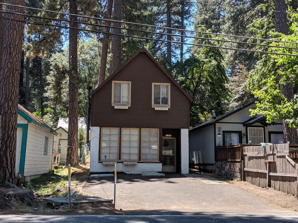 New paved driveway