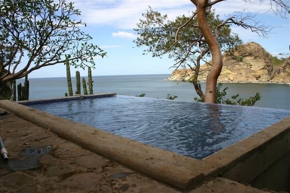 The pool located on the lower level facing Redonda Bay and the 'Pie de Gigante'