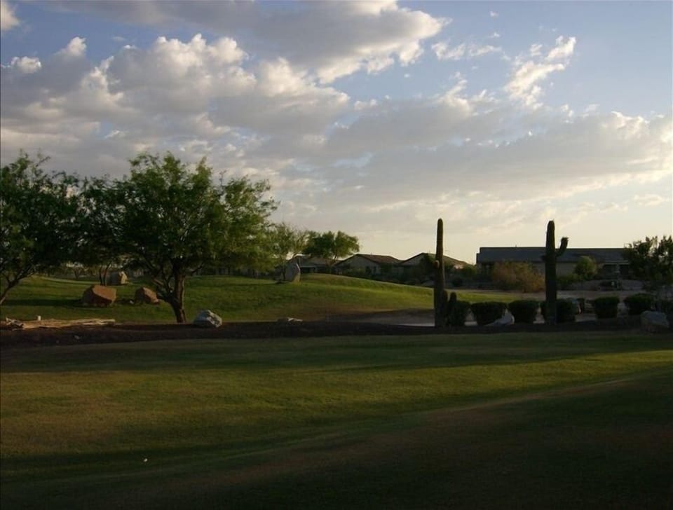 View from the golf course terrace