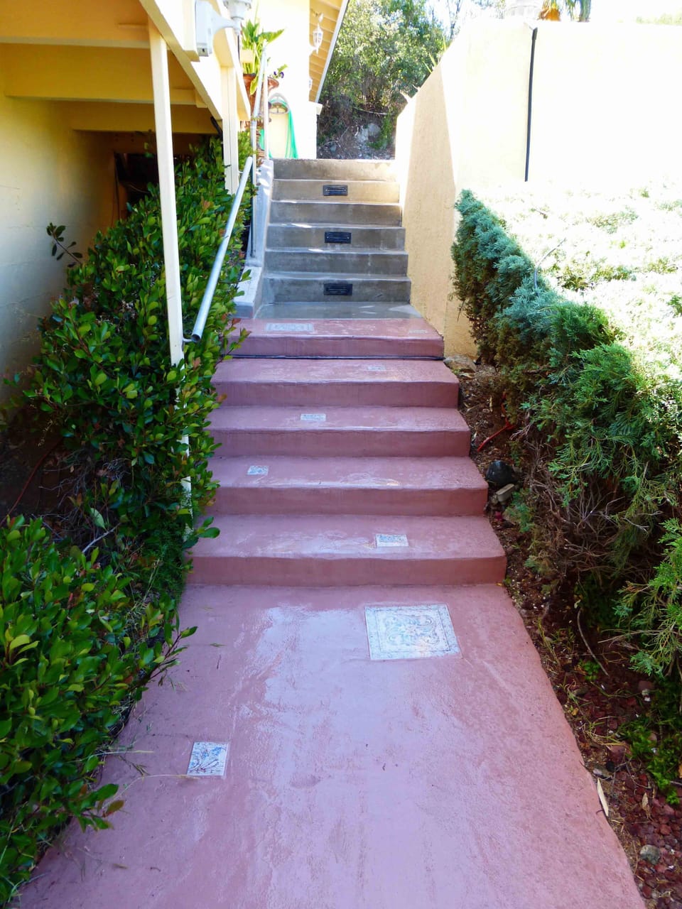 Stairs Leading Down to Your Vacation Rental