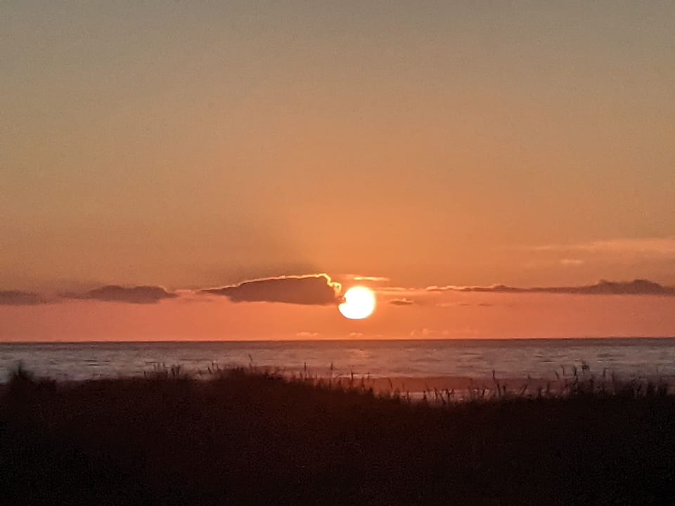 Classic summer sunset
