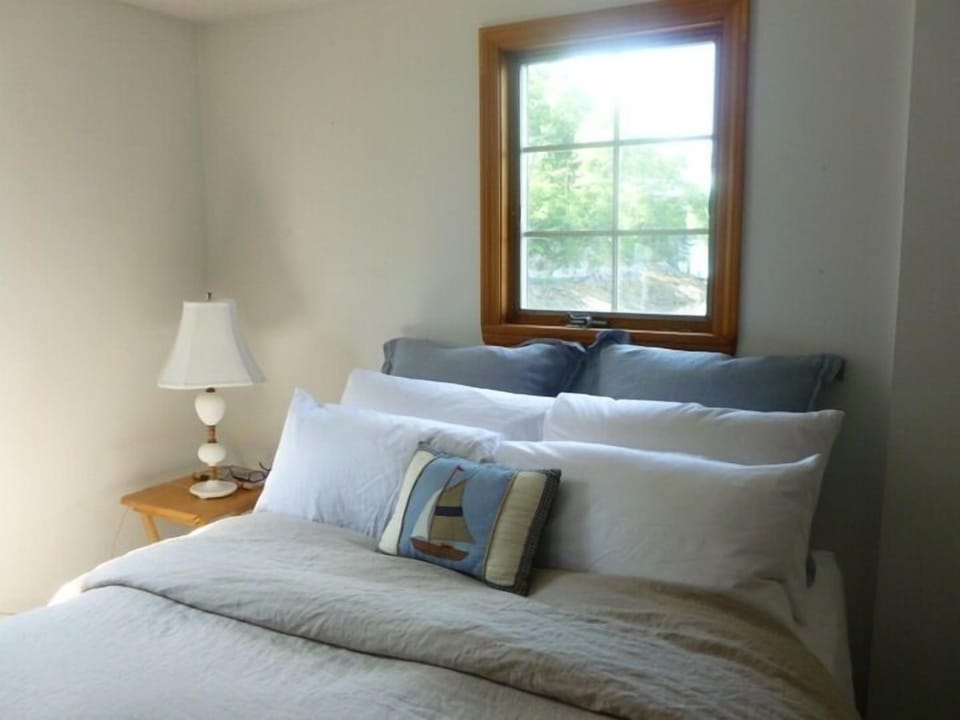 Boat House:  Bedroom 2.  Queen Size bed.