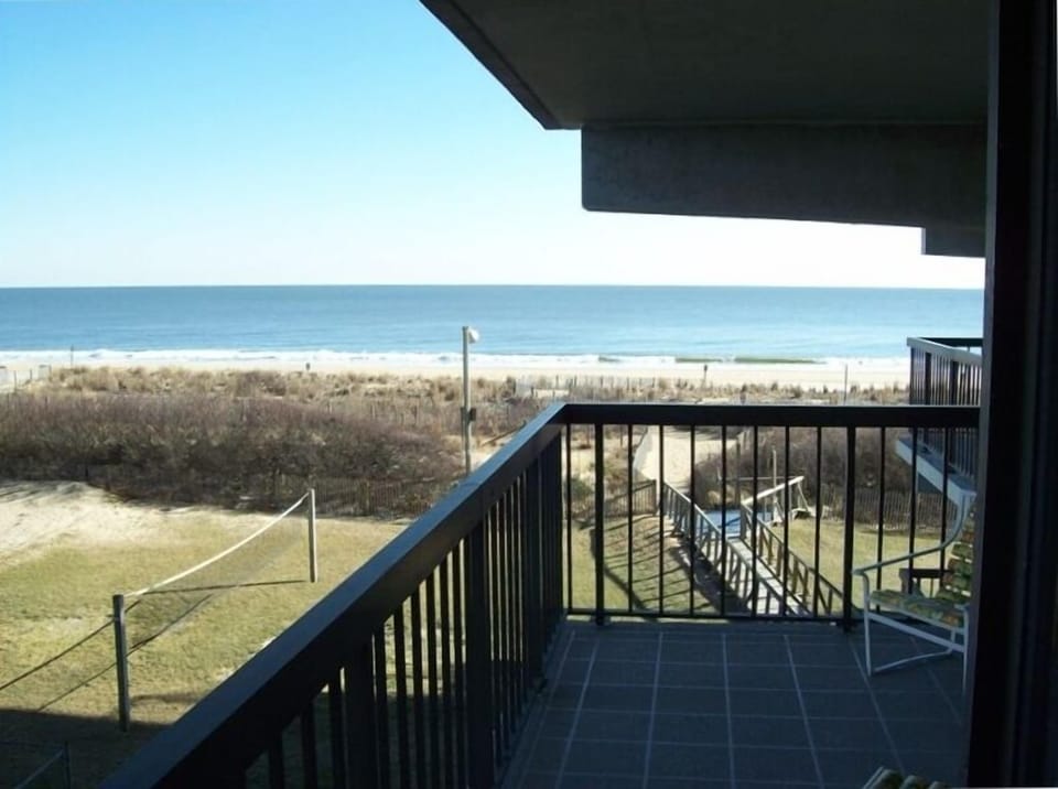 Balcony with ocean front view