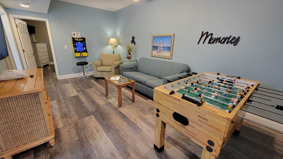 Rec Rm - 2nd level - Pac Man Arcade Games, Foosball table 20251016 170551