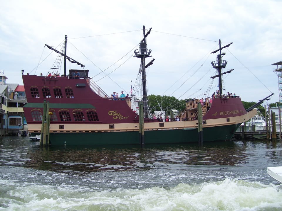 Pirate Ship at Harbor Dock