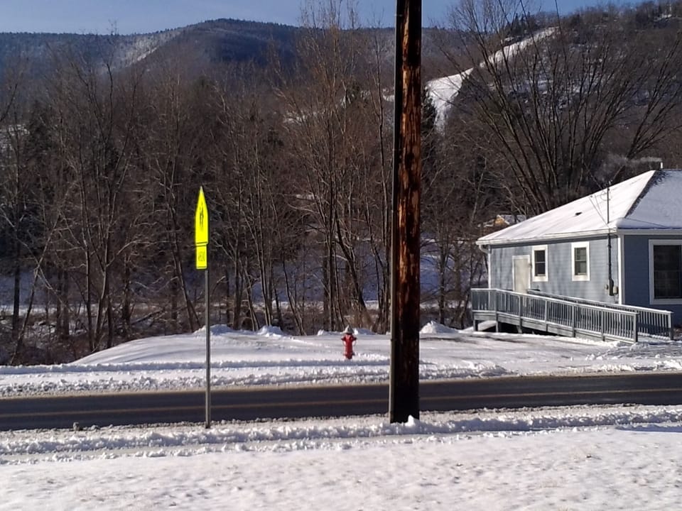 ski mnt across the street