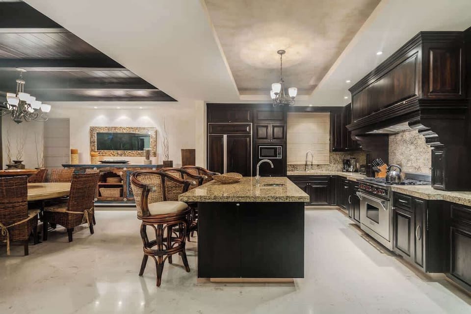 Spacious kitchen designed for convenience and entertaining