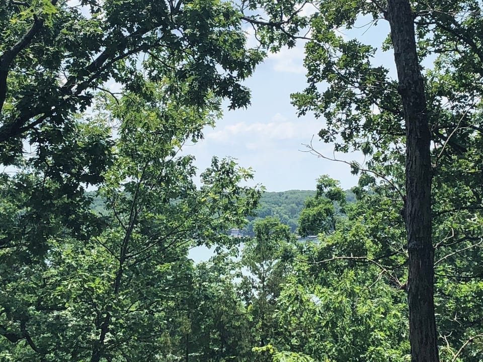 Partial Lake View from the main back deck