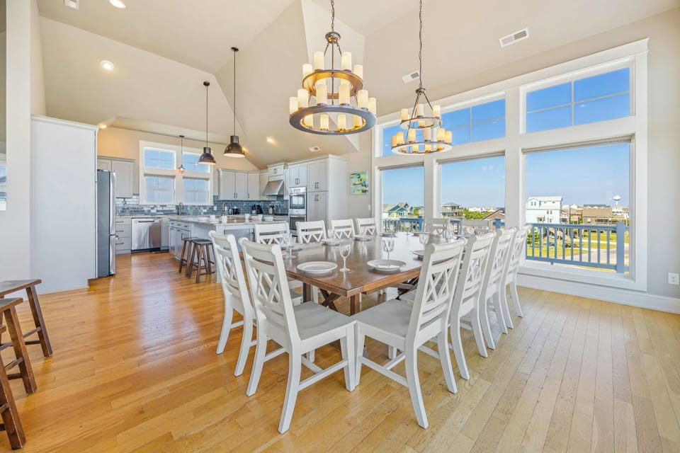 Surf or Sound Realty - 866 - Wa-Hoo Hatteras - Dining Area -1