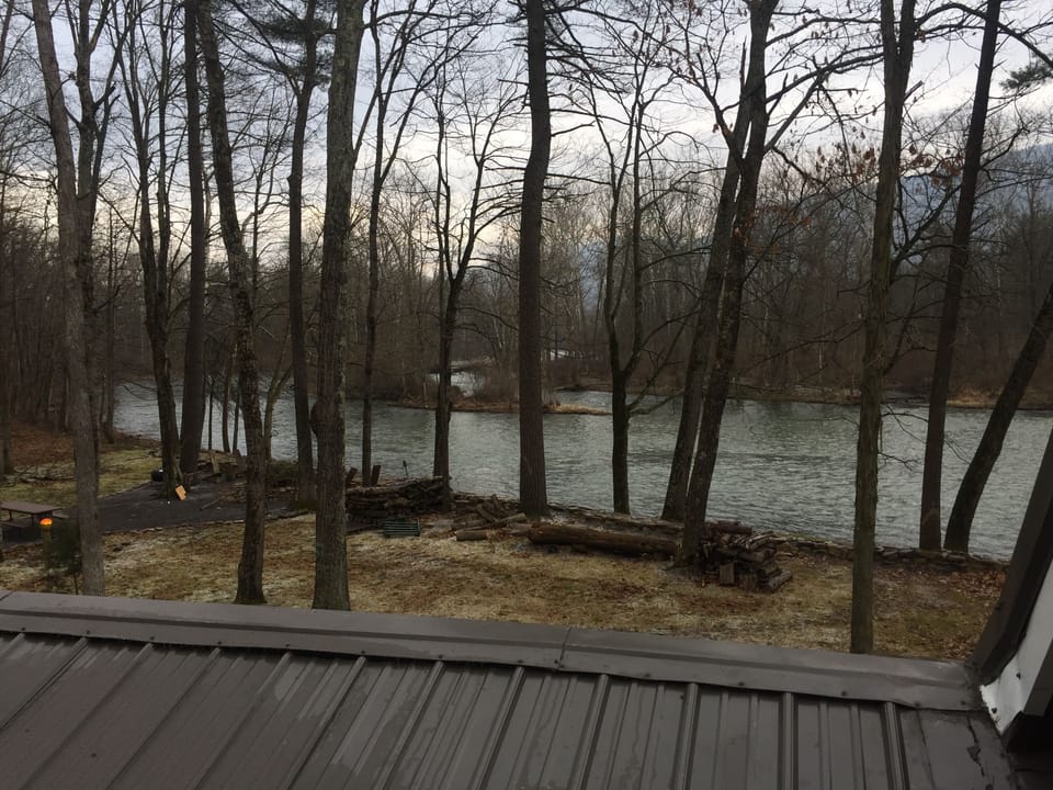 View from second story deck