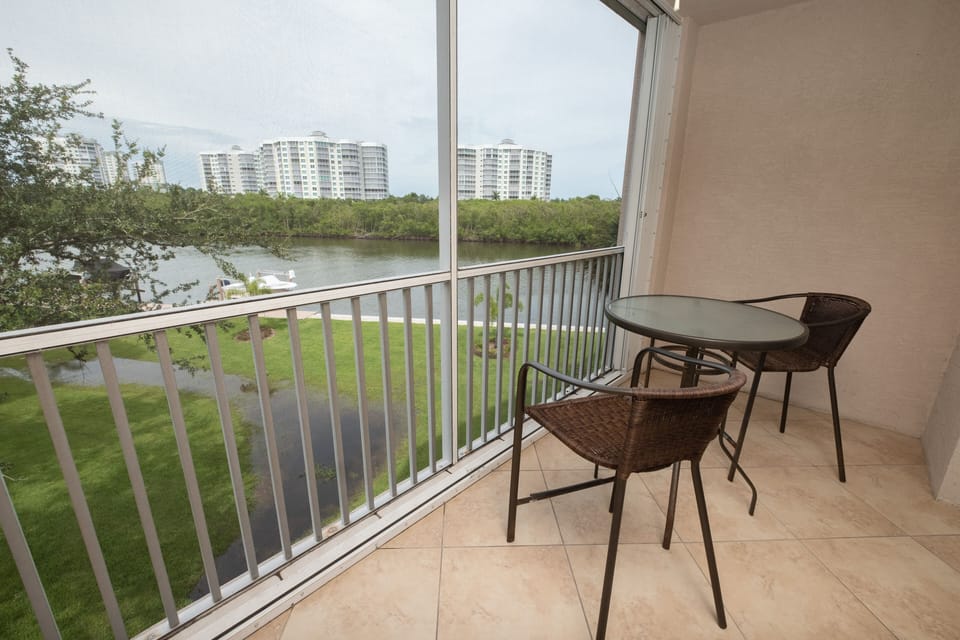 Lanai view of the Gulf inlet.