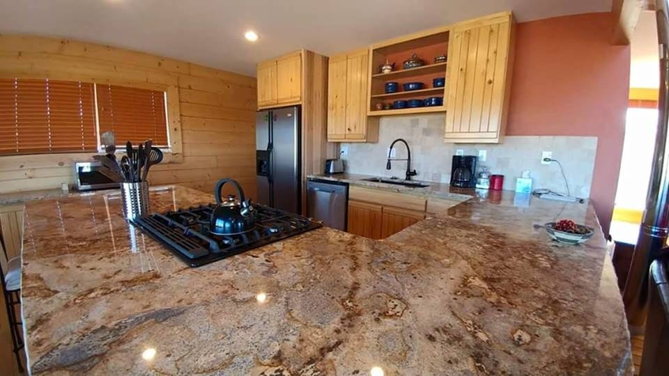 Newly remodeled kitchen.