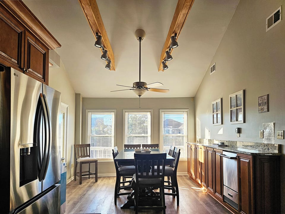 Top Floor Kitchen with eat in Dining