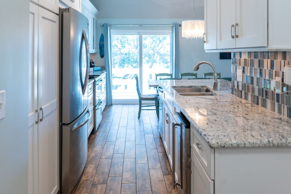 Enjoy the view while you cook.