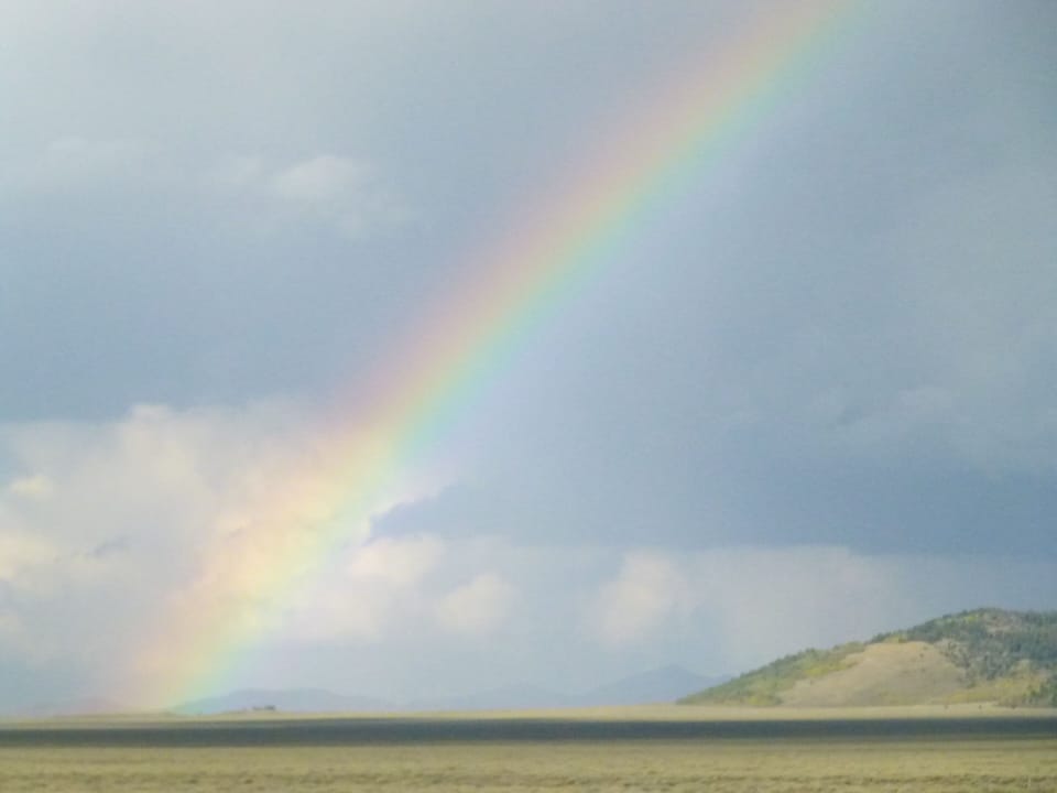 rainbow to the north